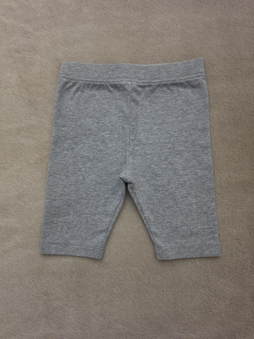 GAP Baby Girl Gray Stretch Bike Shorts Size 12-18 Months